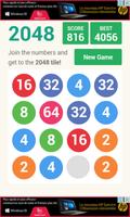 2048 Circle color Game Affiche