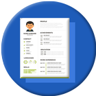 آیکون‌ PROFESSIONAL RESUME BUILDER