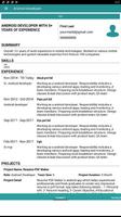 PROFESSIONAL RESUME BUILDER screenshot 1