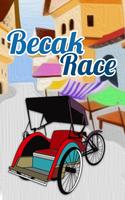 Becak Racing Game capture d'écran 1