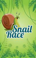 Snail Racing Game Affiche