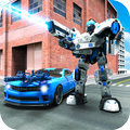 Mech Robot Car War: transform Robot shooting games