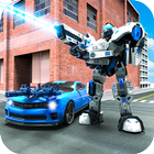 Mech Robot Car War: transform Robot shooting games-icoon