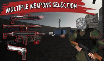 Commando Terrorist Shootout 3D plakat