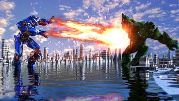 Robots Battle Mech- Jaegers vs Kaiju war monsters capture d'écran 2