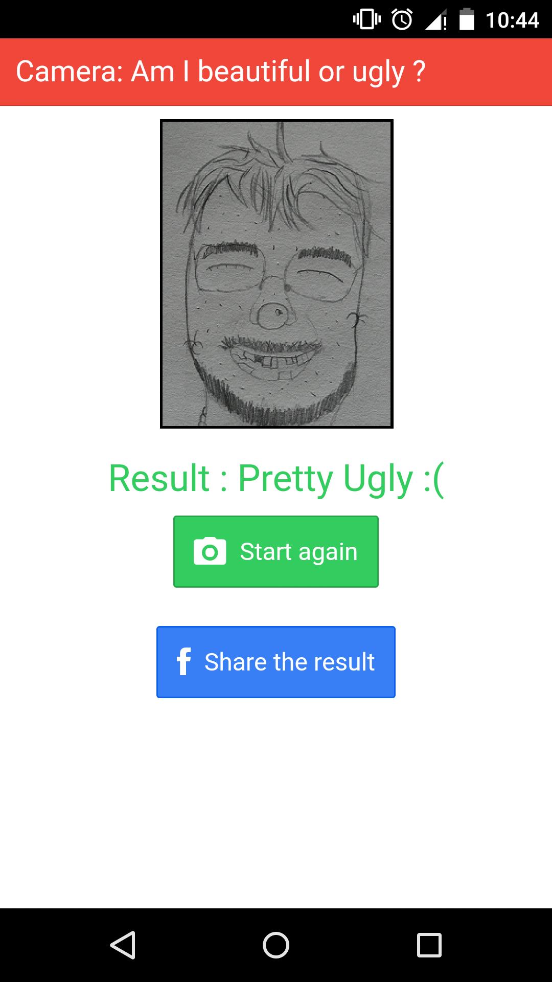 Am beautiful ugly