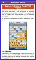 1 Schermata Best Guide for Words Friends