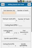 Milling Speed Feed Calculator Affiche