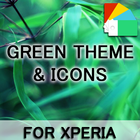 Green Leaf Theme & Icons icône