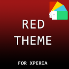 Red in Dark Theme أيقونة