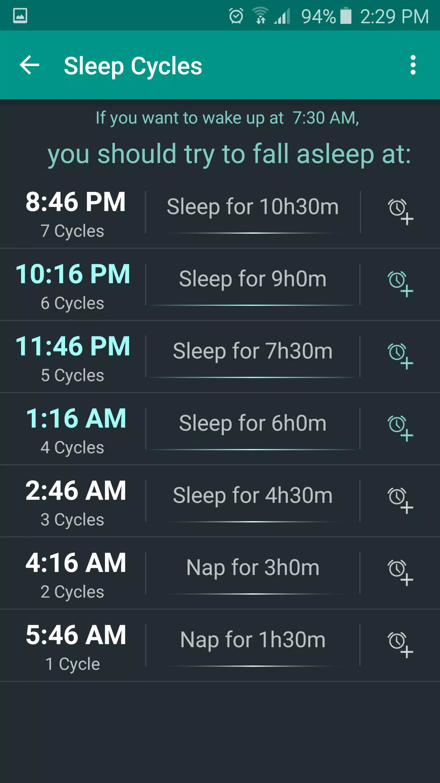 Sleep Calculator APK for Android Download