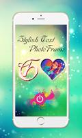 Stylish Text Photo Frames screenshot 1