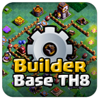 Builder Town Hall 8 Base COC icon