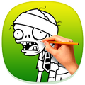How to Draw Plants vs Zombies
