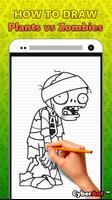 How to Draw Plants vs Zombies poster