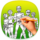 How to Draw Power Rangers APK