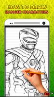 How to Draw Power Rangers poster