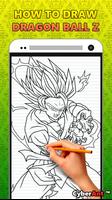 How to Draw Dragon Ball Z Easy تصوير الشاشة 3