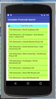 Canadian PostCode Search تصوير الشاشة 2
