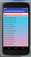 Australian PostCodes Quick Search Ekran Görüntüsü 2