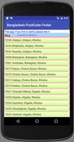 Bangladesh Postal Code Finder screenshot 2