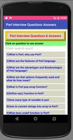 Perl Interview Questions Answe Affiche