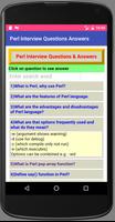 Perl Interview Questions Answe capture d'écran 1