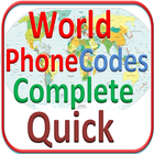 World Phone Codes Quick Search icône