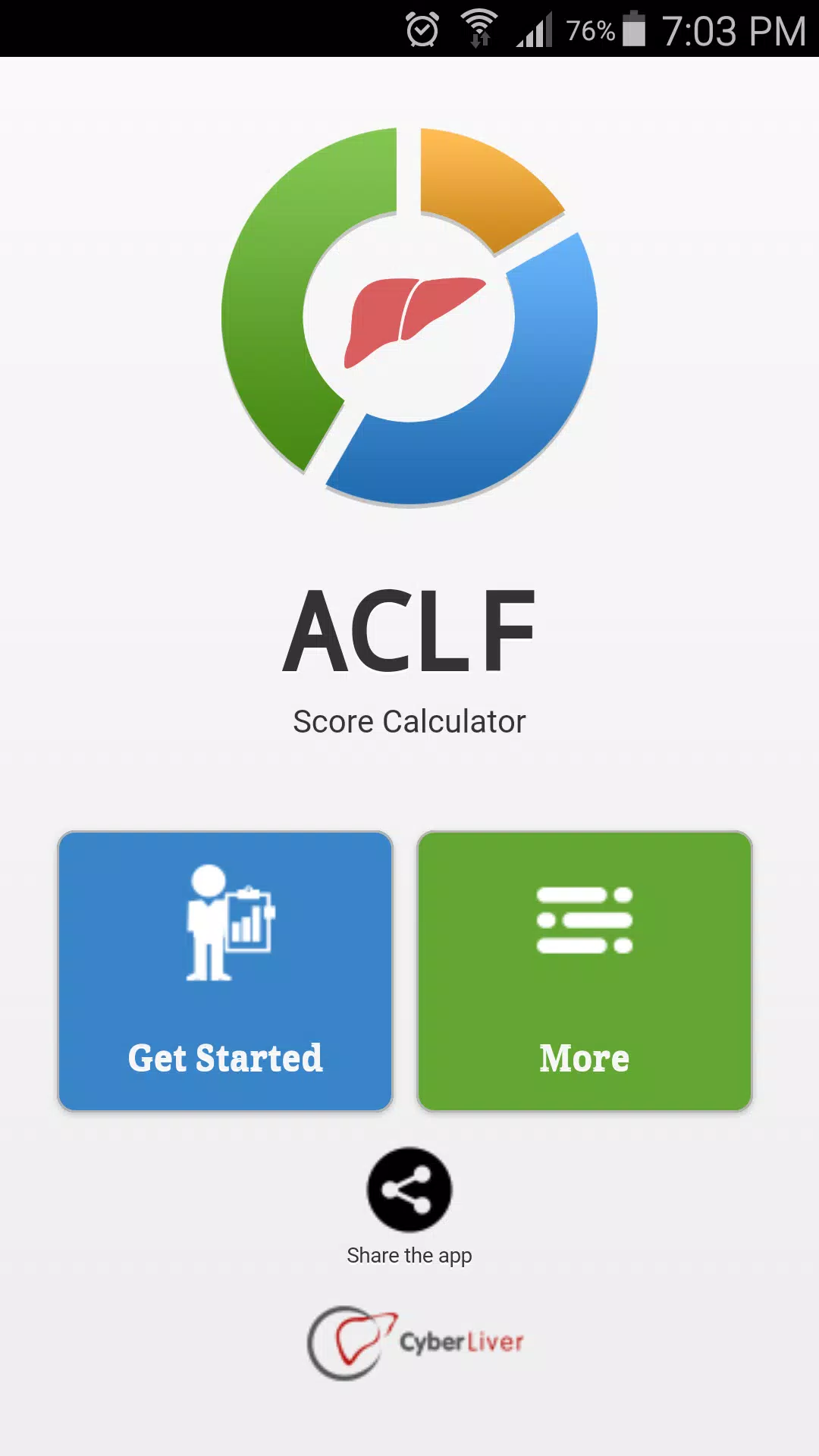Descarga de APK de ACLF Calculator para Android