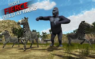 Gorilla Skull Hunting Island poster