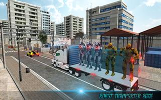 Robot Transport Truck Affiche