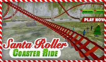 Poster Santa Roller Coaster Ride