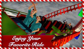 3 Schermata Santa Roller Coaster Ride