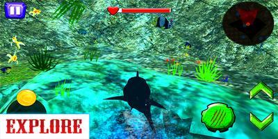 Real Hungry Shark Simulator capture d'écran 2