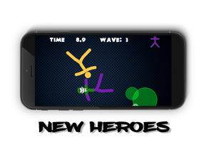 Stickman Warriors Online تصوير الشاشة 1