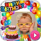 Happy Birthday Video Maker icono