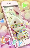 Cute Marshmallow cartoon Theme screenshot 1