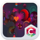Red Heart C Launcher Theme Zeichen