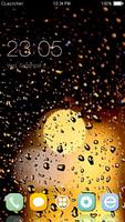 پوستر Romantic Water Drop Theme HD