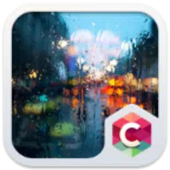 Rain In Window Theme APK download