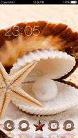 Sea Shell Theme Affiche