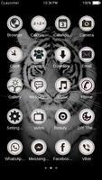 White Tiger Theme ภาพหน้าจอ 1