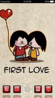First Love Theme C Launcher الملصق