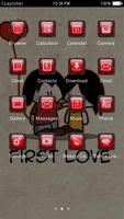 First Love Theme C Launcher تصوير الشاشة 1