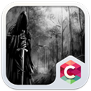 Gothic Black White theme HD aplikacja