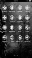 Gothic Black White theme HD 스크린샷 1