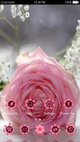 Pretty Pink Rose Theme imagem de tela 2