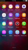 Abstract Red Smoke Theme HD screenshot 1