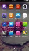 برنامه‌نما Pink Roses Theme C Launcher عکس از صفحه