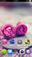 Pink Roses Theme C Launcher ภาพหน้าจอ 2